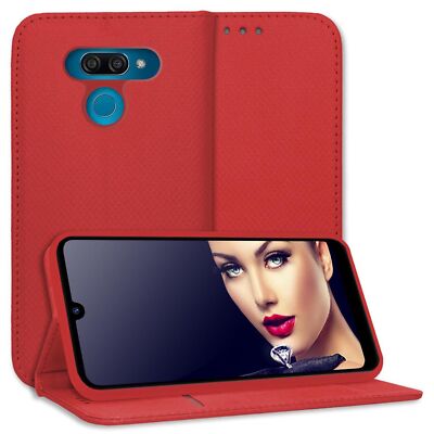 Schutzhülle Bookstyle für LG K50 (6.26'') (rot) Tasche Case