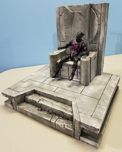 Figura de acción personalizada de Marvel Legends Trono Legiones míticas 1:12 Pantera Negra - Imagen 4 de 6