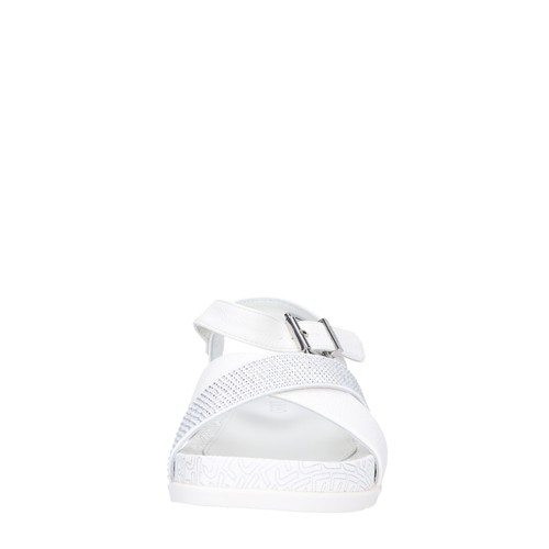 SCARPE SANDALI SANDALO DONNA LIU JO CLARA 34 4A2333 EX014 BIANCO ORIGINAL PE2024 - Picture 4 of 6