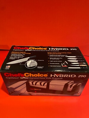 Chef's Choice Hybrid 290 Diamond Hone Knife Sharpener 3 Stage