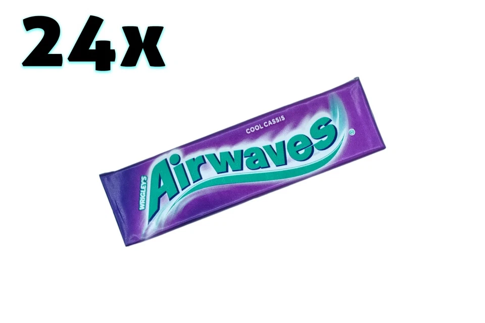 24x Wrigley's Airwaves Cool Cassis goma de mascar sin azúcar 🍬 ✈ ENVÍO CON SEGUIMIENTO Foto 2 de 2
