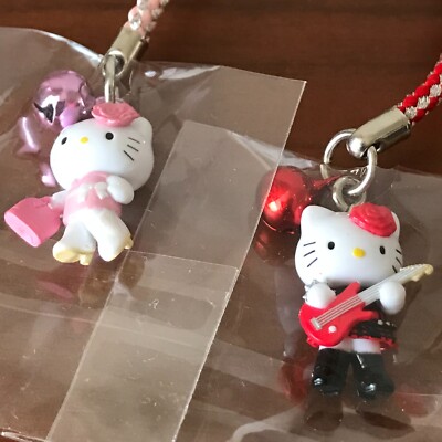 Hello Kitty x NANA 2 Sanrio Japan Exclusive Keychain Pair + Memo