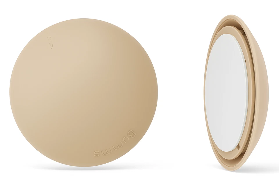 Türstopper Türpuffer BUMMS | selbstklebend 40/60 mm | Wandpuffer 4 Farben STAHL - Bild 2 von 4