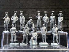 1:64 Figures  - For Dioramas Miniature Figures 164 Fig Lot 593 Mini Figures