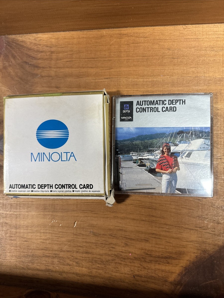 Minolta Camera Function Card Automatic Depth Control Card | eBay