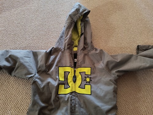 DC Jacket Boys Youth - Size 10 Gray/ Green 10k Waterproof Ski Snowboard Winter - Picture 1 of 6