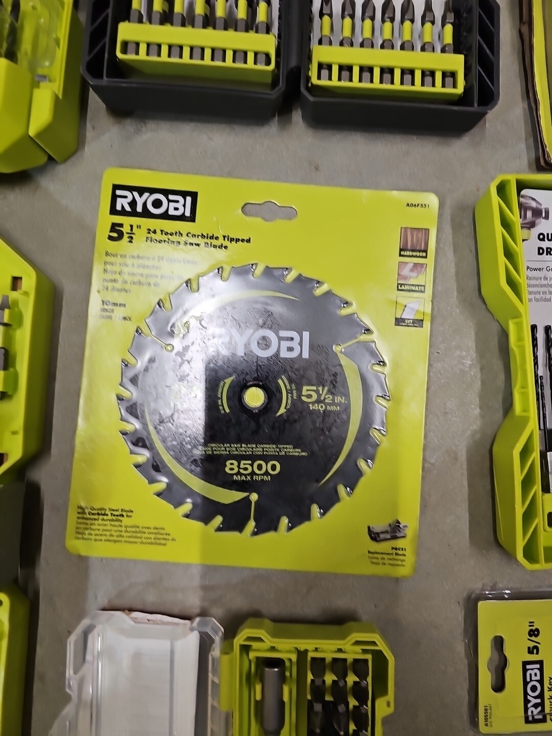 Ryobi Large Lot of Drill Bits And Multi Tool Blades Mix Condition 06 eBay
