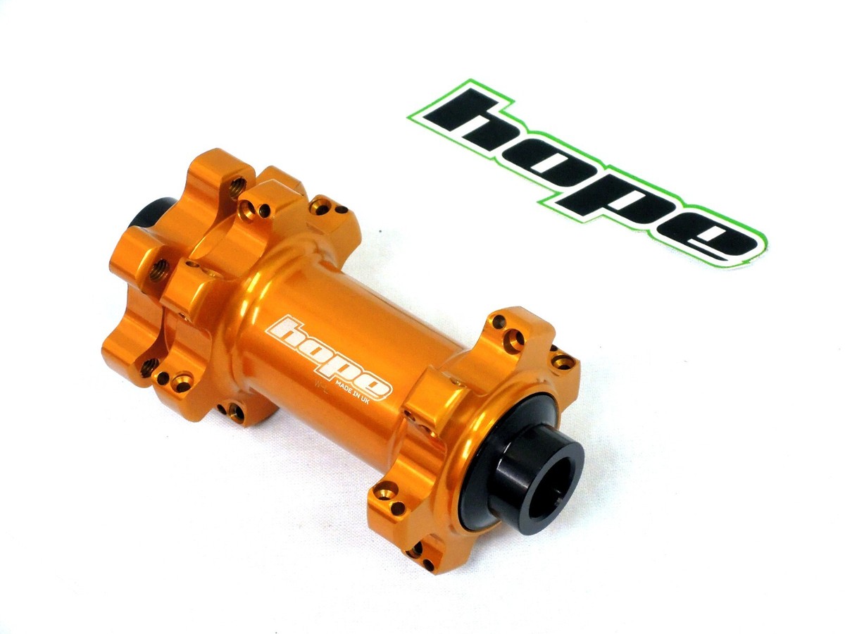 Hope RS4 Straight Pull Front Hub Bolt 24 Hole Orange