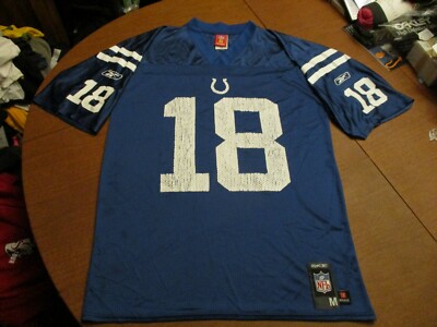 INDIANAPOLIS COLTS PEYTON MANNING #18 VTG FOOTBALL JERSEY- MED