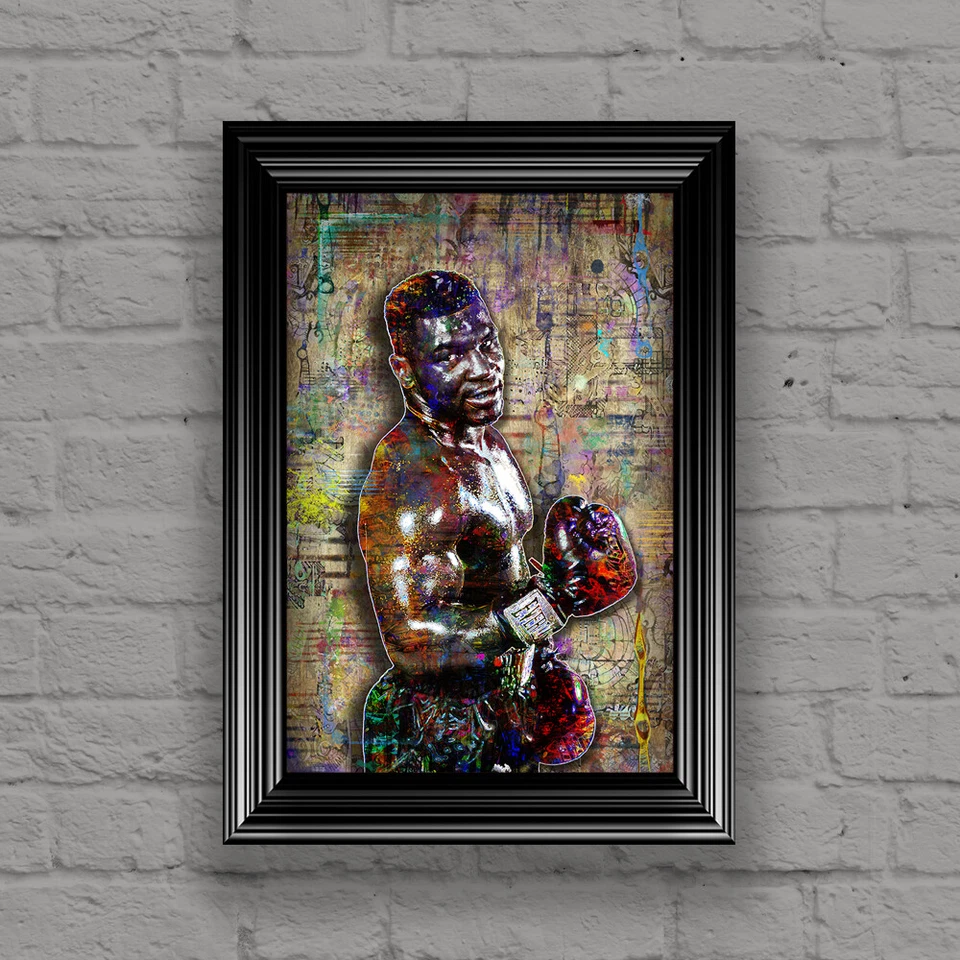 MIKE TYSON Poster, Iron Mike Tyson Pop Art Tribute Free Shipping US - Image 3 of 4