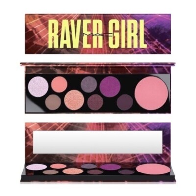 MAC Raver Girl Eye Shadow and Highlighter Palette NIB