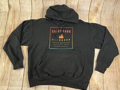 Colorado Estes National Park Nature Destination Black Hoodie - Main Image