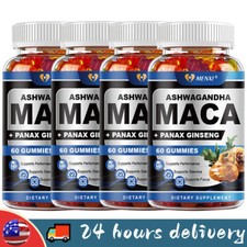 60pcs Organic Maca Root Gummies - Metabolic Boost  Sexual Wellness Formula