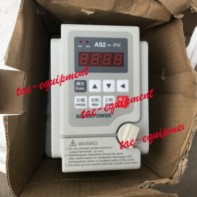 1 Stück gebrauchter Deli Wechselrichter AS2-IPM AS2-04R 0.4KW 220V   ML
