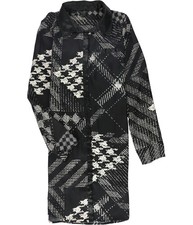 GUESS Womens 2-Tone Shirt Dress, black, S
