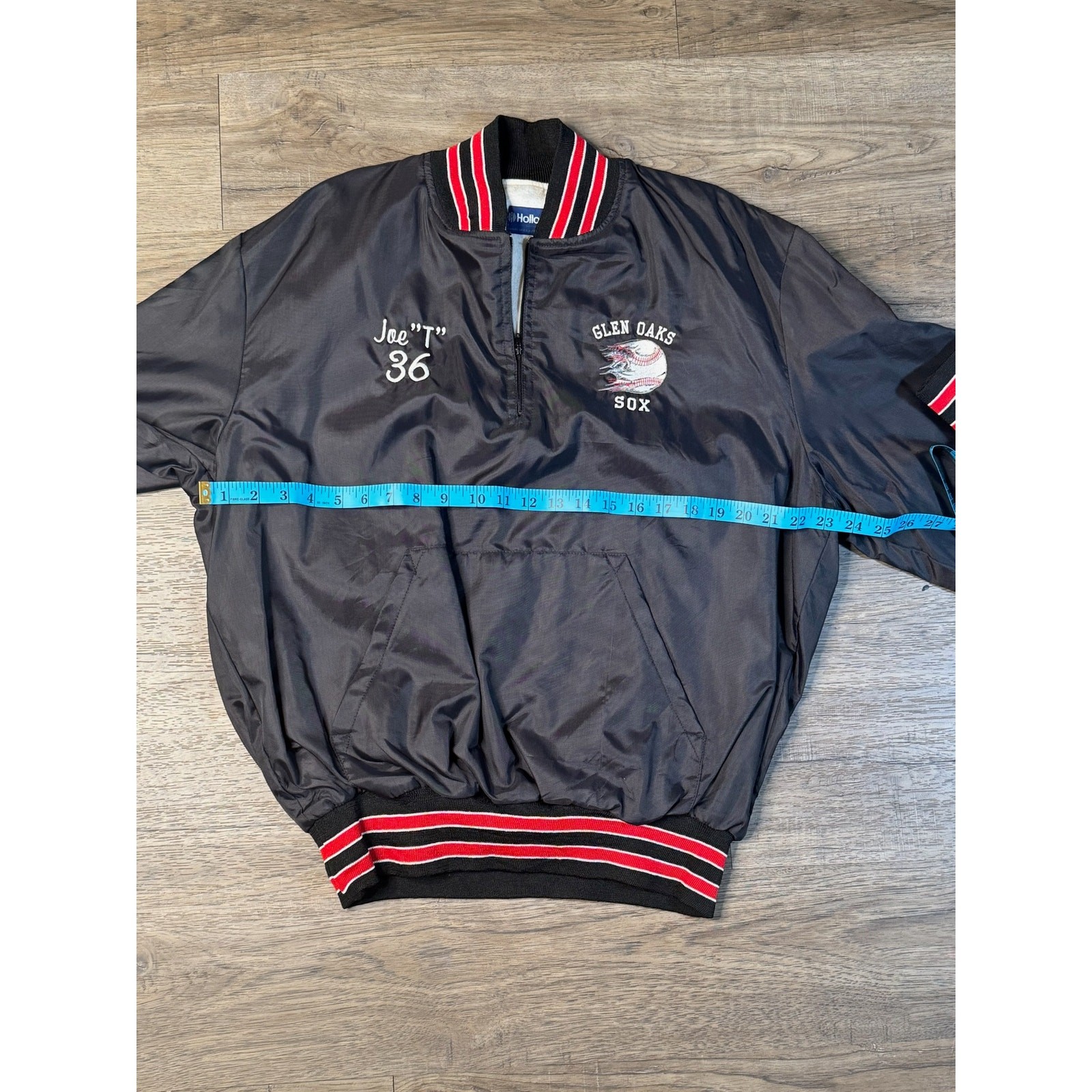 Vintage Holloway GLEN OAKS Queens Alliance Champs 2000 Baseball 1/4 Zip Jacket L image 5