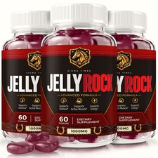 JellyRock Gummies, Jelly Rock Male Energy, Vitality & Wellness Support (3 PK)