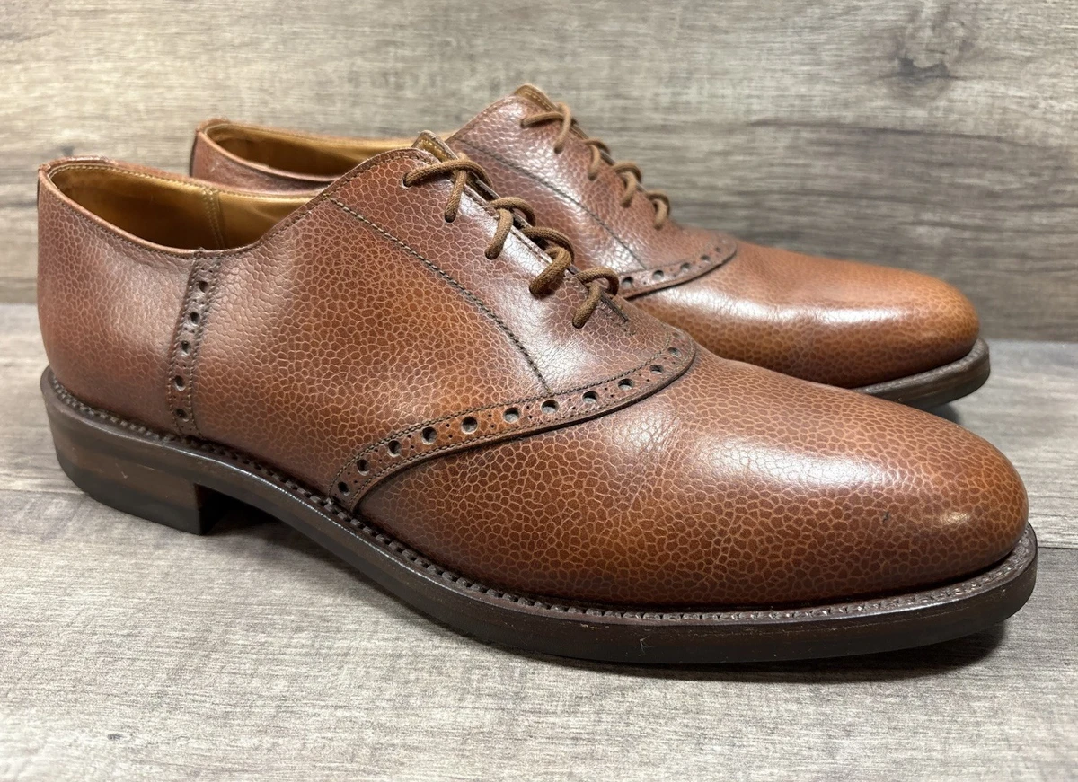 Brooks Brothers English Wingtip Brown Leather US 7 C Eur 40 C Dress  England Men Brooks Brothers Wingtip Solid Dress Shoes for Men for sale  main image 2