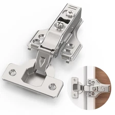 10 Pairs 20 Packs Full Overlay Soft Close Cabinet Hinges,3/4 inch Face Frame ...