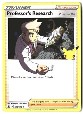 Professor's Research Holo Holo Rare Celebrations 023/025 LP
