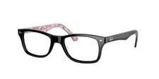 RAY BAN Eyeglasses RB 5228 5014 Black Frame Optical Glasses Rx 50-17-140