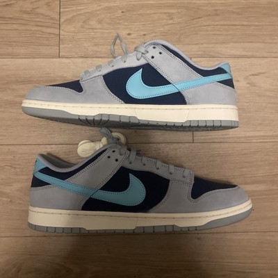 New Nike Dunk Low Retro PRM Light Grey Green Frost Black FB8895 001 Men Size 7