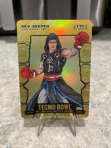 2026 Bo Jackson Battle Arena Tecmo Bowl Kev Keeper DEBUT GOLD Battlefoil Brawl