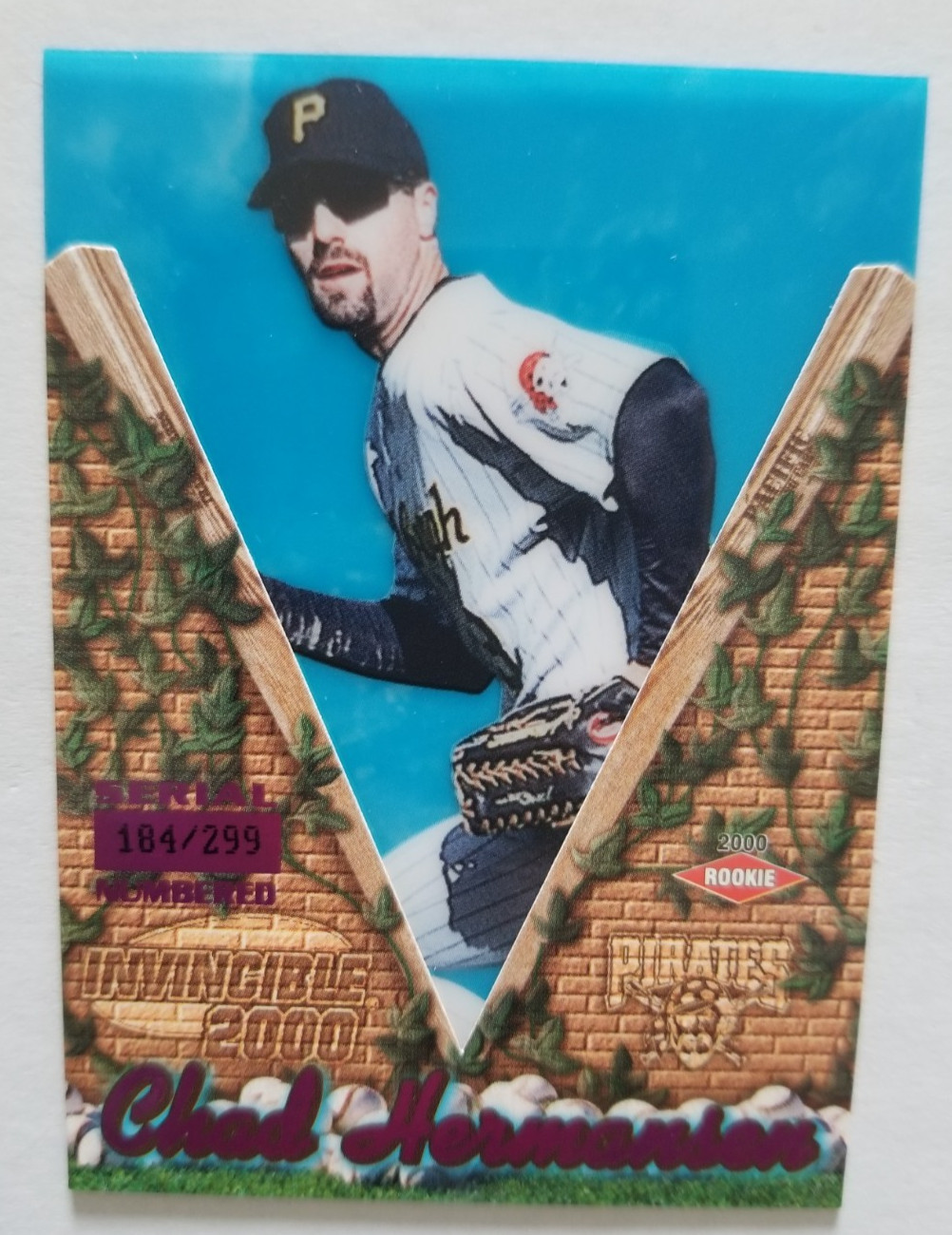 2000 Pacific Invincible Holographic Purple #113 Chad Hermansen /299