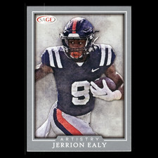 Jerrion Ealy Rookie #64 2021 SAGE Artistry Mississippi State Bulldogs Football