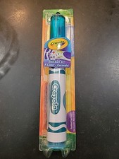 2011 CRAYOLA GUM BLUE TOOTHBRUSH SORT W/ STICKERS  TRAVEL CAP NEW IN PACKAGE