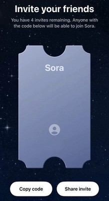 Sora 2 Invite Codes