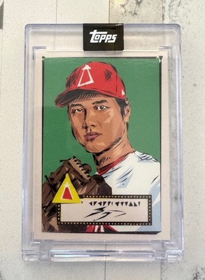 2022 Topps X 1952 By Naturel Shohei Ohtani Encased Art Card #A-4 Angels