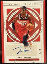 2020-21 Panini National Tresures Isaac Bonga Washigton Wizard Auto /99 #PEN-ISB