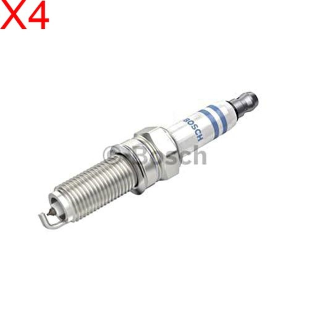 BOSCH Set of 4 Spark Plug For HYUNDAI Eon I10 III 3 I20 MERCEDES 0242135509