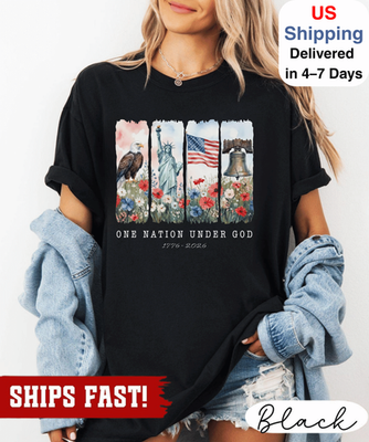 #ad #ad One Nation Under God Shirt America 250 Anniversary Patriotic Christian Fourth $16.99