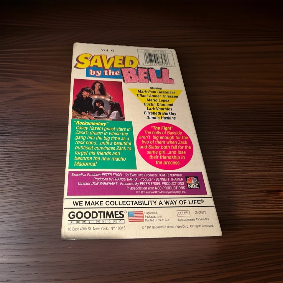 Saved By The Bell - Two Episode Volume 6 - VHS - Image 2 of 2