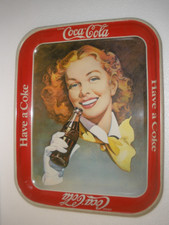 Coca Cola Tablett 70er Blechl