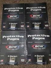 Bcw Protective Pages Sleeve For Binder 2 Pocket 5x7 ( 400 Pages )