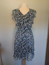 New Tommy Hilfiger ruffled chiffon fit & Flare Dress size 6