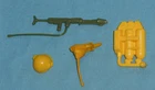 GI G.I. Joe gijoe BLOWTORCH WEAPONS PARTS LOT backpack gun mask helmet FREE SHIP
