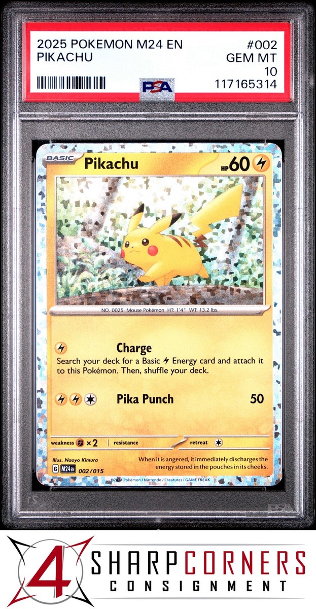 2025 POKEMON M24 EN-MCDONALD'S COLLECTION #002 PIKACHU PSA