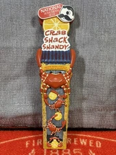 NATIONAL BOHEMIAN Natty Boh Crab Shack Shandy Craft Beer Tap Handle Baltimore MD