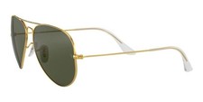 Ray-Ban RB3025-L0205-58 Aviator Classic RB3025 Sunglasses - Polished Gold/Green