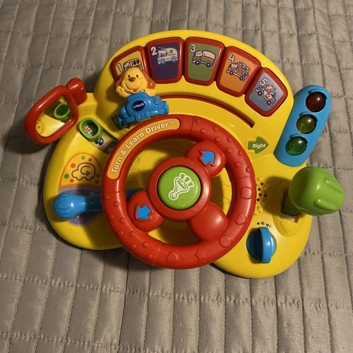 VTech Turn and Learn Driver Pre-owned good condition Tested Batteries Not Includ