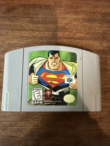 Superman Nintendo 64 N64 Authentic Game Tested Working