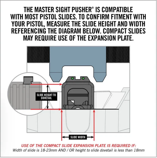 Herramienta de mira de pistola Real Avid AVMSP Foto 4 de 4