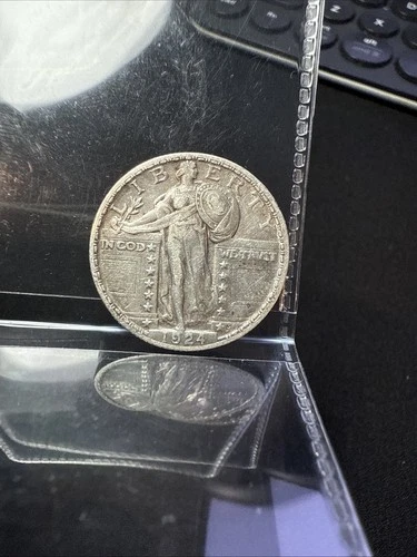 1924-P Standing Liberty Quarter XF/AU High Detail