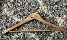 Vintage Canadian National System Railway CN Railroad Wooden Coat Clothes Hanger