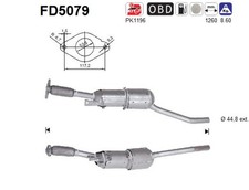 PARTIKELFILTER FÜR DACIA DUSTER (HS ), DACIA DUSTER KASTEN/SUV - AS FD5079