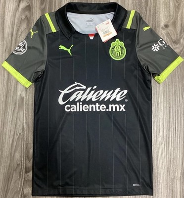 PUMA CHIVAS GUADALAJARA AWAY 21/22 BLACK/NEON JERSEY SIZE XLARGE MENS ONLY